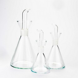 Glass oil can with drip-free spout - 50 cl