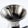 Stainless steel non-drip oil can - 50 cl