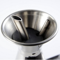 Stainless steel non-drip oil can - 75 cl