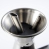 Stainless steel non-drip oil can - 25 cl