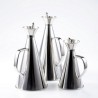 Stainless steel non-drip oil can - 25 cl