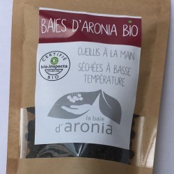 Baies d'Aronia séchées - Bio - 100 g