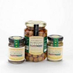 Arbequina olives with herbs - 220 g