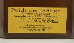 Miel du Valais - Corinne Gabioud - 400g