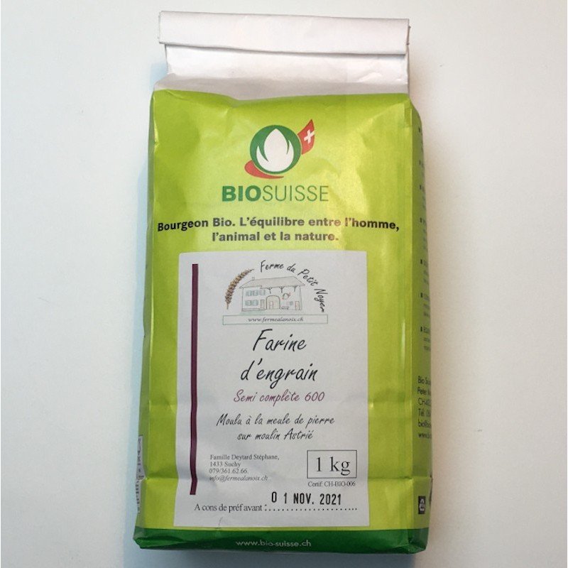 Engrain - Farine bio (600) – 1 kg