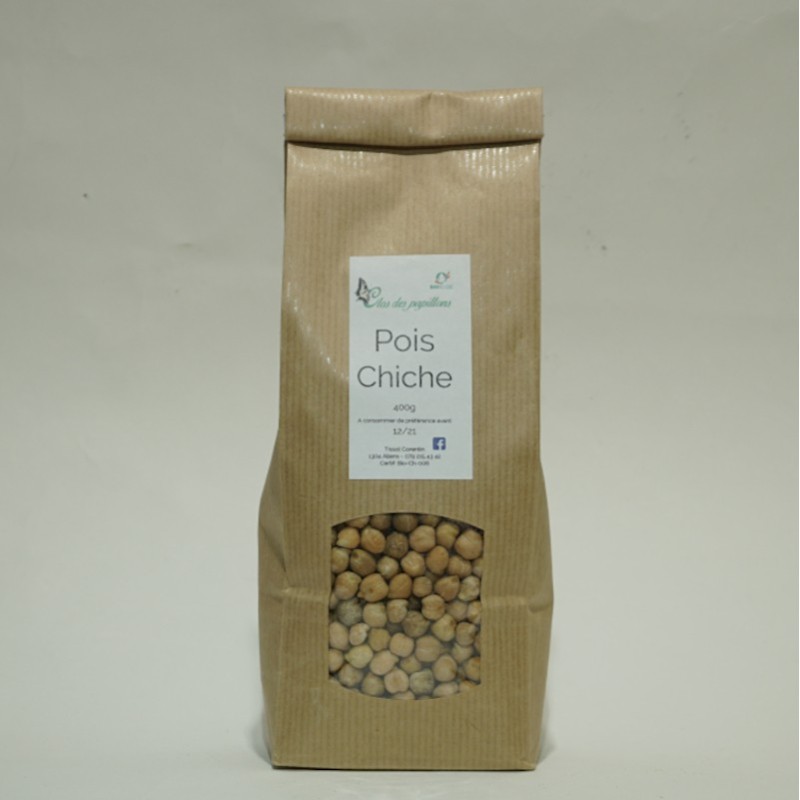 Organic chickpeas - 400 g