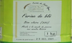 Blé - Farine bise claire bio – 1 kg