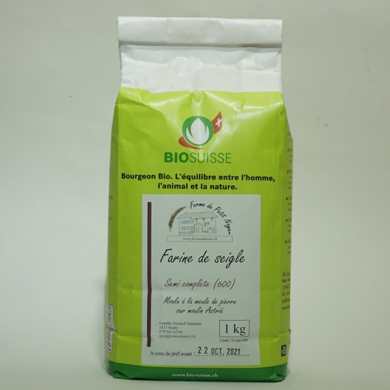 Rye - Organic Flour (600) - 1 kg