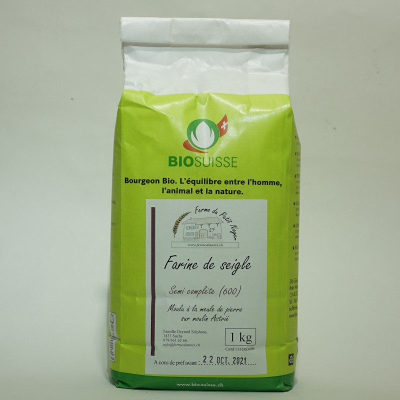 Rye - Organic Flour (600) - 1 kg