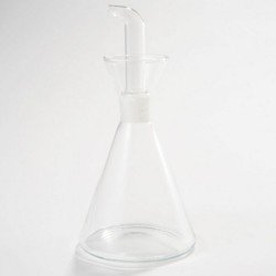Glass oil can with drip-free spout - 50 cl