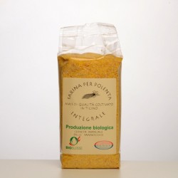 Organic whole grain cornmeal - 500 g