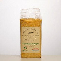 Organic whole grain cornmeal - 500 g