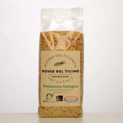 Semoule de maïs complète « Rosso del Ticino » biologique – 500 g
